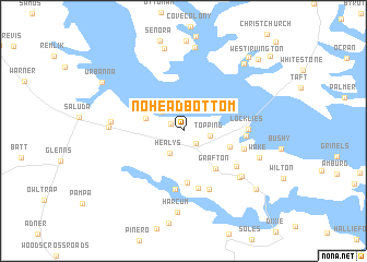 map of Nohead Bottom