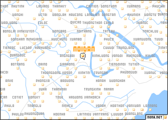 map of Nội Dán