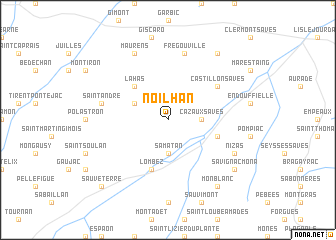 map of Noilhan