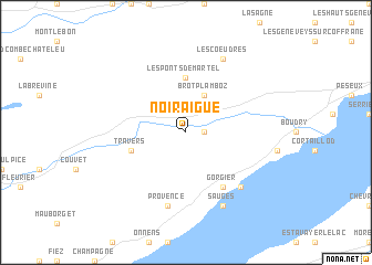 map of Noiraigue