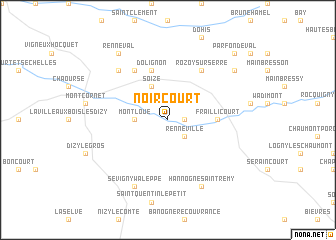 map of Noircourt