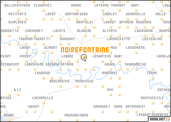 map of Noirefontaine