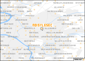 map of Noisy-le-Sec