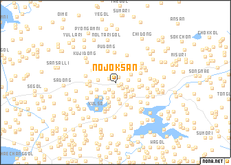 map of Nojŏksan