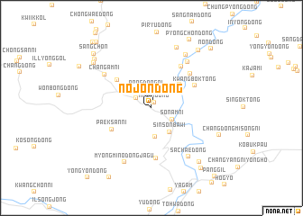 map of Nojŏn-dong