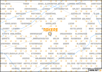 map of Nokere