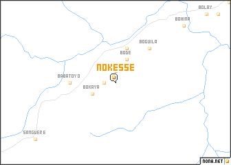 map of Nokessé