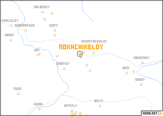 map of Nokhchi-Keloy