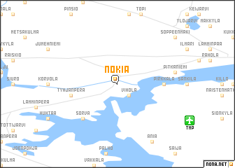 map of Nokia