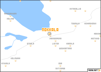 map of Nokkala