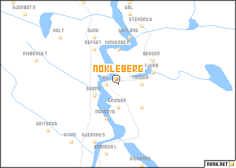 map of Nøkleberg