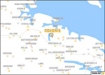 map of Nokomis