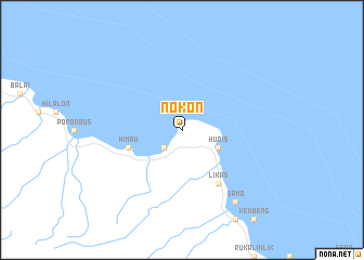map of Nokon