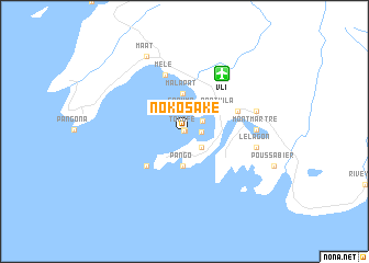 map of Nokosaké