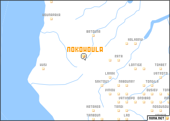 map of Nokowoula