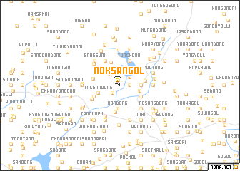 map of Noksan-gol