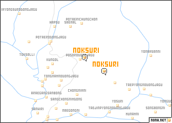 map of Noksu-ri