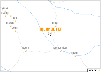 map of Nola Mbeten