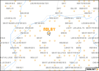 map of Nolay