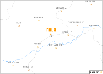 map of Nola