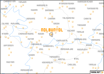 map of Nŏlbŭnyŏl