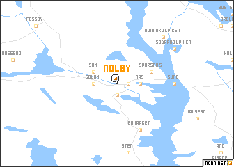 map of Nolby