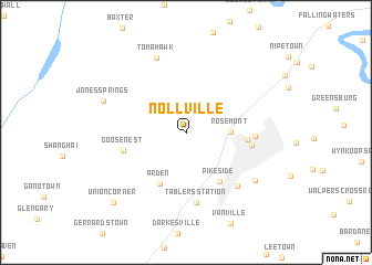 map of Nollville