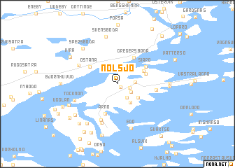 map of Nolsjö