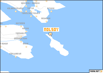 map of Nólsoy
