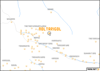 map of Nŏltari-gol