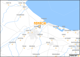 map of Nōmachi