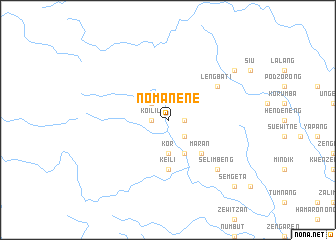 map of Nomanene