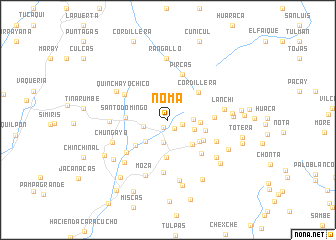 map of Ñoma