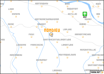 map of Nomdieu