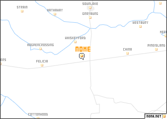 map of Nome