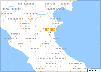 map of Nómia