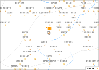 map of Nomi