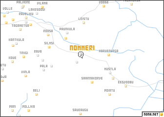 map of Nõmmeri