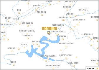 map of Nonam-ni