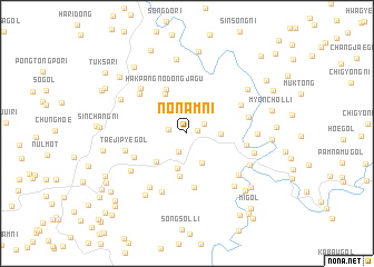 map of Nonam-ni