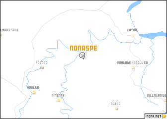 map of Nonaspe