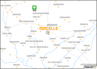 map of Noncello