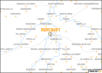 map of Noncourt