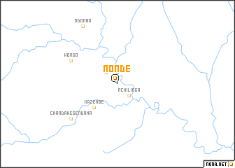 map of Nonde