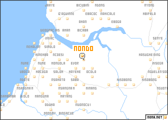 map of Ñondo