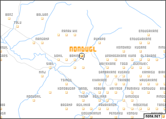 map of Nondugl