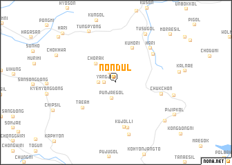 map of Nondŭl