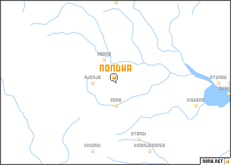 map of Nondwa