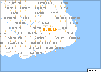 map of Noneca