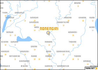 map of Nonengiri